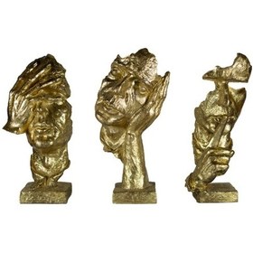 Resim Üçlü Gdb Biblo C 0025 - Altın 