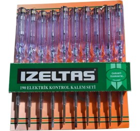 Resim İzeltaş Izeltaş Elektrik Kontrol Kalem Seti 10 Adet 190 mm 
