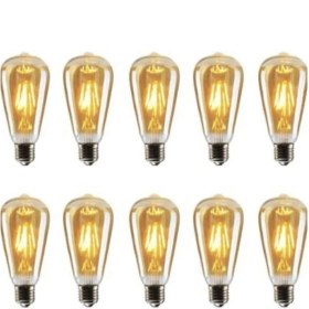 Resim Dekoratif Armut Rustik Ampul 10'lu Paket CT-4290 8W 