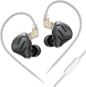 Resim KZ ZAX 16 Üniteli Hibrit Sürücü In Ear Monitör HiFi IEM Kablolu Kulak İçi Kulaklık 