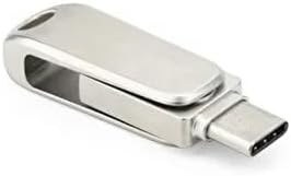 Resim Harici Depolama Alanı Gri Type-C -USB Otg Flash Bellek Hızlı Veri Aktarımı Metal Gövde Dayanıklı Yapı Ekstra Depolama USB Bellek 2IN1 (32, GB) 