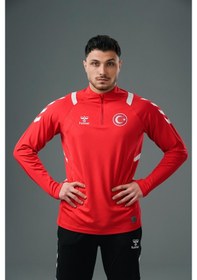 Resim Hummel Dream Milli Takım Antrenman Eşofman Üstü Kırmızı 