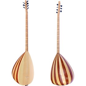 Resim Uzun Sap Maun Akça Bağlama Saz YCSL-113 