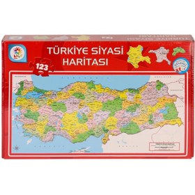 Resim My Reality Fashion Nessiworld LSH002 Siyasi Harita Puzzle -Laçokids 