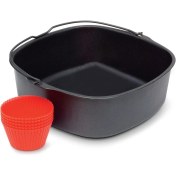 Resim Remedy Philips Airfryer Için Yapışmaz Fırın Tavası, Silikon Fırın Eldiveni 7 Inç (Yurt Dışından) 