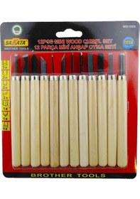 Resim Sakata Wd 1008 Ahşap Oyma Seti 12 Parça 