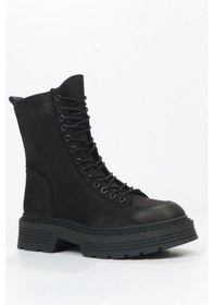 Resim Hammer Jack Loberia Hakiki Deri Siyah Outdoor Kadın Bot 102 23935-z-siyah Siyah 