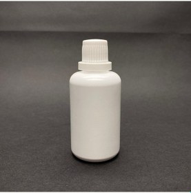 Resim 50 Cc Pe Plastik Şişe - Mat Beyaz Kilitli Kapaklı- 50ml Kapaklı 