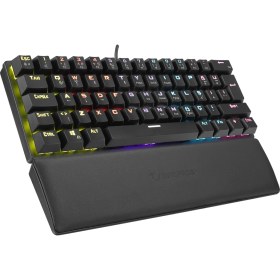 Resim Rampage Ally K11 Siyah Rainbow Q Bilek Destekli Red Switch Gaming Oyuncu Klavye 