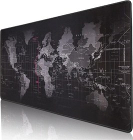 Resim Dünya Haritalı 70X30 Cm Mouse Pad 