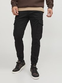 Resim JACK & JONES Kargo Pantolon Lastikli Paça Dar Kesim, 12139912 
