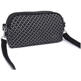 Resim Smart Bags Minik Boy Su Geçirmez Krınkıl Kumaş Telefon Ve Postacı Çantası Siyah/beyaz Siyah - Beyaz 