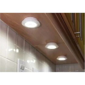 Resim Colezium Uzaktan Kumandalı 3 Lü Spot LED Lamba Kablosuz Pilli Işıldak 