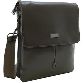 Resim Hakiki Deri Taba Renk Erkek Postacı Çantası %100 Kuzu Derisi Kahverengi 