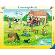 Resim Ravensburger 11 Parça Büyük Çerçeveli Puzzle Köyde Yaz 050246 