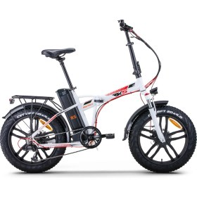Resim Rks Rs3 Pro x Katlanabilir Elektrikli Bisiklet Beyaz 