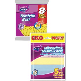 Resim Mikrofiber Temizlik Bezleri 8'li Ve 5'li Paket Diğer 