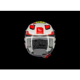 Resim Kask mt Çocuk Lıte Dino A0 Beyaz 