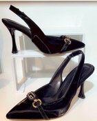 Resim PUNTO ARME CITY PUNTO AC671124-02 TAŞLI ARKASI AÇIK YUMUŞAK VE ESNEK ABİYE AYAKKABI 