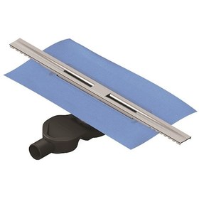 Resim VitrA V-Flow Clear-Cut Duş Kanalı 60 cm Parlak Krom 59980445000 