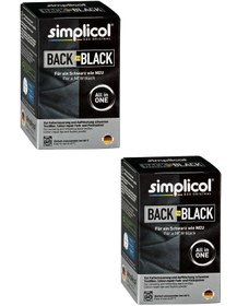 Resim HEITMANN Siyah Simplicol Toz Tekstil Kumaş Boyası Ve Renk Canlandırma X 2 Paket 