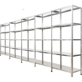 Resim Mekoraf Gri 5 Katlı Dörtlü Ünite 59X93X250 cm 
