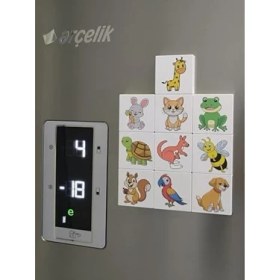 Resim Hype Store Efe'nin Hayvanat Bahçesi Seri-1 / Manyetik Blok- Magnet 20 Hayvan Figürü 