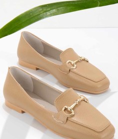 Resim Bambi Camel Kadın Loafer Ayakkabı K01641165409 