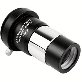 Resim Teleskop Aksesuarları 2X/3X/5X Barlow Lens Büyütme Aynası 3.17cm ile M42 Dişli Optik Lens + Tam Metal 