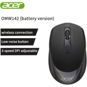 Resim Acer Kablosuz Fare, Sessiz Tasarım Ofis ve Çalışma için Mükemmel - Dizüstü Bilgisayarlara & Masaüstlerine Uyumlu Kompakt Taşınabilir Kolay Saklama Pil Ömrü Yüksek Pratik Değişim (Piller Dahil değildir) Tak-çalıştır Karmaşık Kurulum Gerektirmeden Ürün Performansı OMW142 
