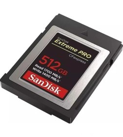 Resim SanDisk 512GB Extreme Pro CFexpress Kart Type B 1,8 inç Okuma 1700 MB/s Yazma 1400 MB/s 
