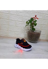 Resim M.p. One 3229 Siyah Cırtlı Işıklı Erkek Çocuk Bebe Spor 001 