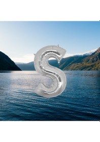 Resim Folyo Harf S Gümüş 26 Inc 66 Cm Çok Renkli 