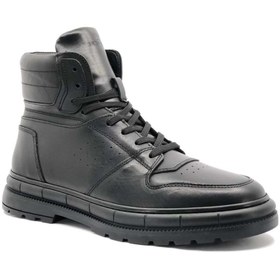 Resim Kids Club Shoes Greyder 75041 MR Casual Erkek Bot SİYAH 