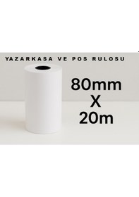 Resim Termal Yazarkasa Ve Pos Rulosu 80 Mm X 20 Metre 400 Lü Koli 