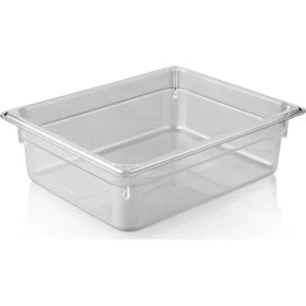 Resim İstanbul Horeca Kırılmaz Polikarbon Şeffaf Gastronom Küvet 1/2-100 
