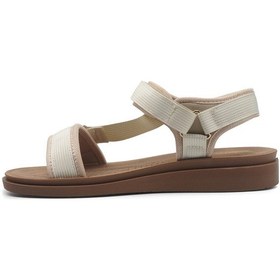 Resim Polaris 166924.z Bej Kadın Comfort Sandalet 166924.z6fx 000000000102252286 