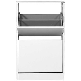 Resim Flat Duo 2 Katlı Ayakkabılık Dolabı - Beyaz 