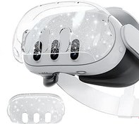 Resim Qoosea Meta Quest 3 için kılıf VR kabuk kapak Oculus Quest 3 Anti Scratch Anti toz Anti şok aksesuarları su geçirmez Quest 3 kulaklıklar 