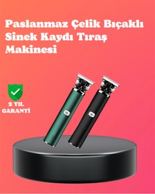 Resim PınarStore57 Paslanmaz Çelik lı Sinek Kaydı Tıraş Makinesi Uzun Ömürlü 