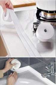 Resim Yayke Su Sızdırmaz Geçirmez Bant Lavabo Küvet Kenar Bandı Küvet Duş 3,2 M X 3 