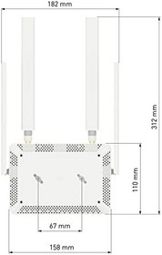 Resim Keenetic Runner 4G N300 Wi-Fi Mesh Ebeveyn Kontrol Fiber VPN Router 4G Modem Cat.4 4x100Mbit/s KN-2212 