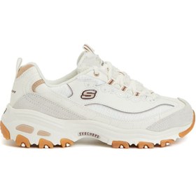 Resim Skechers D'Lites Kadın Bej Sneaker Spor Ayakkabı 150244/OWBR 