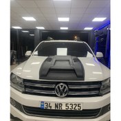 Resim Vw Amarok Scoop Kaput Şişirme Scoop Koruma Mat Siyah 2010+ 