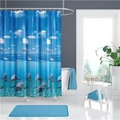 Resim Afeks Home 180x200 cm Polyester Baskılı Banyo Perdesi (AFEKSHOME.20037) 