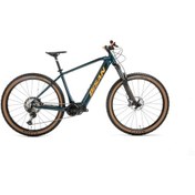 Resim Bisan Envious - Xc Mountaın - Deore Elektrikli Bisiklet 39,5 Cm Disk Fren 27,5 Jant 12 Vites Petrol Yeşili Turuncu Yeşil 