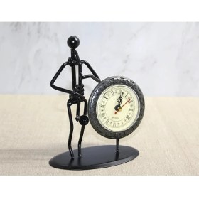 Resim Mena Rise Metal Saatli Saksafon Çalan Müzisyen ALK4335 ( Lisinya ) 