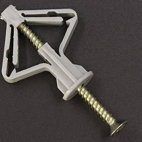 Resim Alçıpana Özel Uçak Kelebek Şeklinde Plastik Genleşme Tüpleri - 20/50/100 Adet, Alçılı Duvarlara Asma İçin Naylon Genişleyen Köpük Contası 