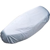 Resim Symbee Motosiklet Paspas Kılıfı, Yağmurlu Ve Tozlu Koşullarda Korumak İçin, Esnek Bantlı Ve Vantelli Kapanmalı, L Boyutu Gümüş Rengi 