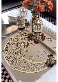 Resim Numa Concept Mandala Ay Gold Pleksi Tablo 